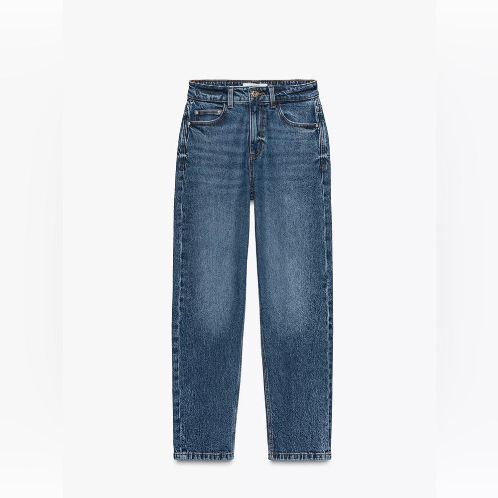 Zara High Waist Slim Mom Leg Jeans. New perfect condition.